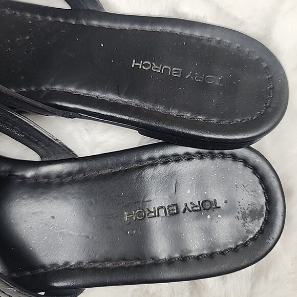 Tory Burch Miller Sandal Black size 7 M - Picture 7 of 9